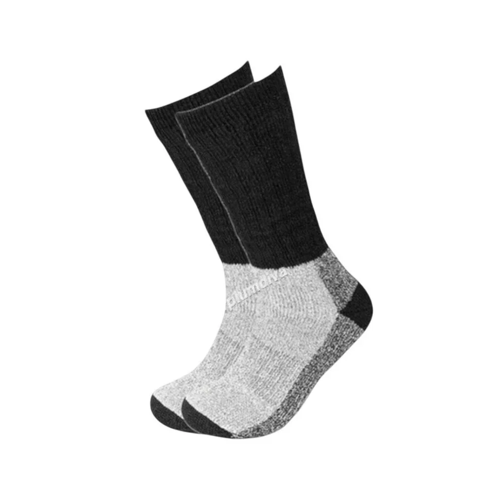 Winter Thermal Socks Merino Wool Temp Rated -25* Black / Navy 10-13 NEW 2pk
